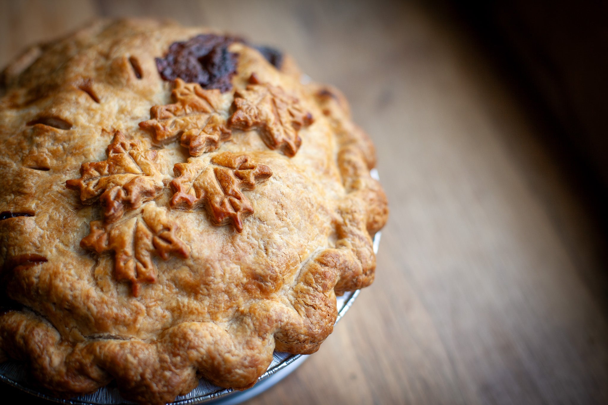 Maple Toffee Apple Pie