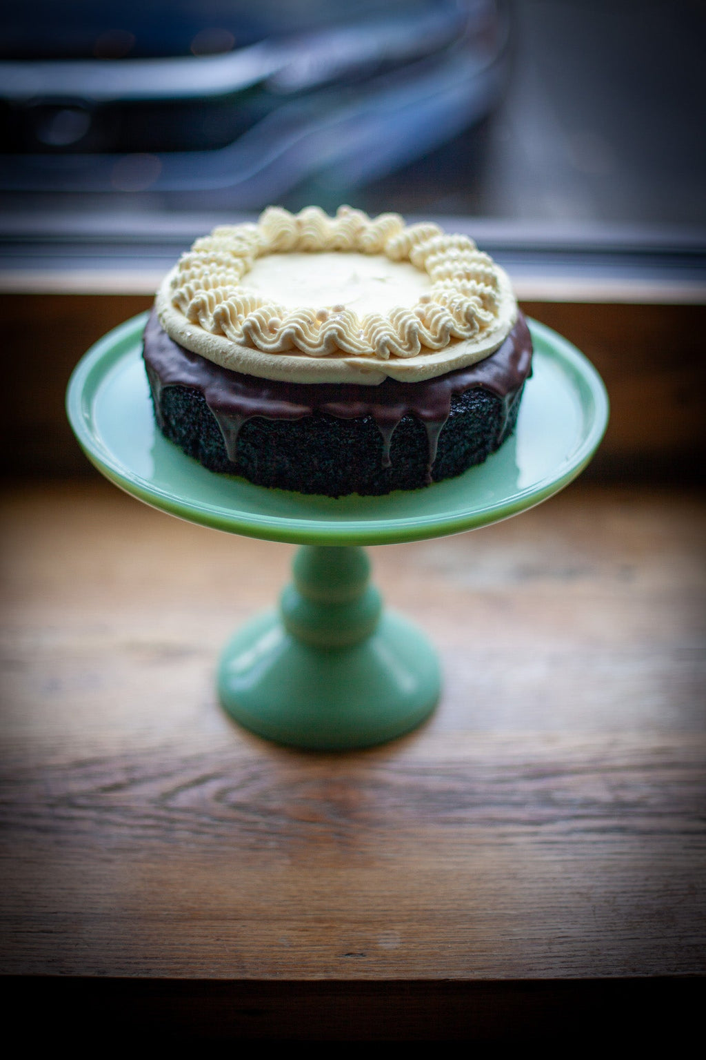 Chocolate Mint Cream Cake