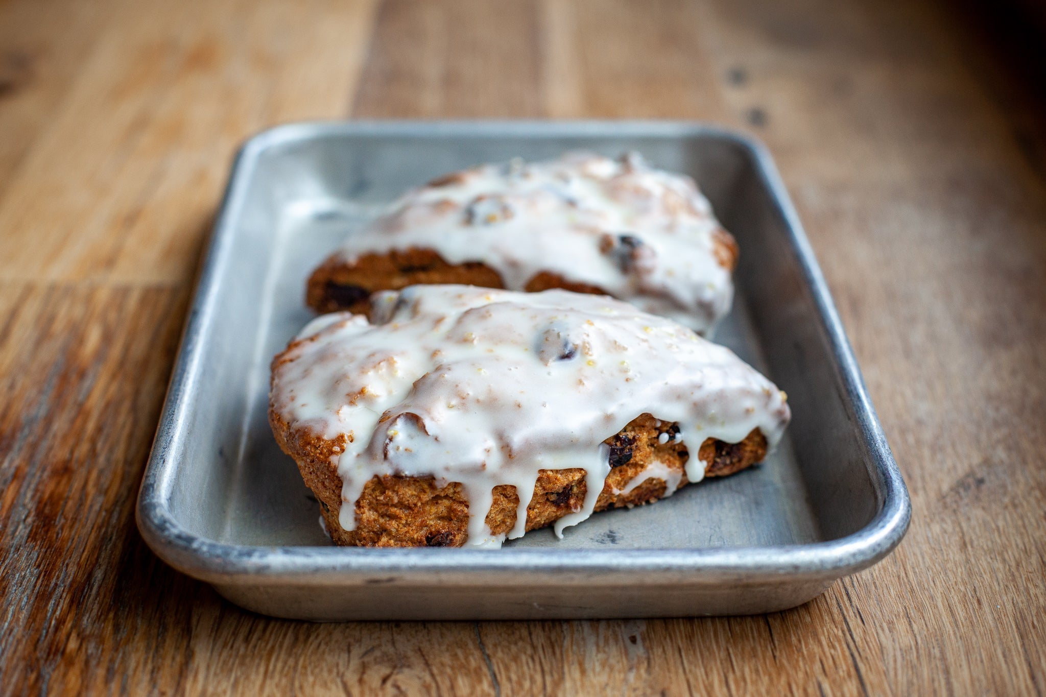 Cranberry Orange Cornmeal Scone